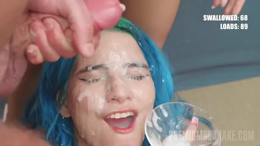 Xxx Buly Video - Blue hair perv Latina teen girl swallows loads of sperm xxx porn video |  Pervert Porn Tube