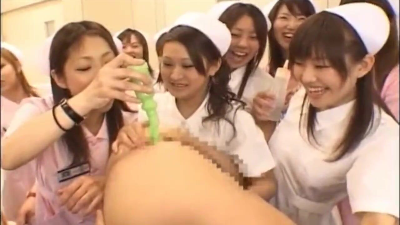 Group Ass Xxx - Group of horny Japanese nurses examine patient's ass and milking his cock xxx  porn video | Pervert Tube