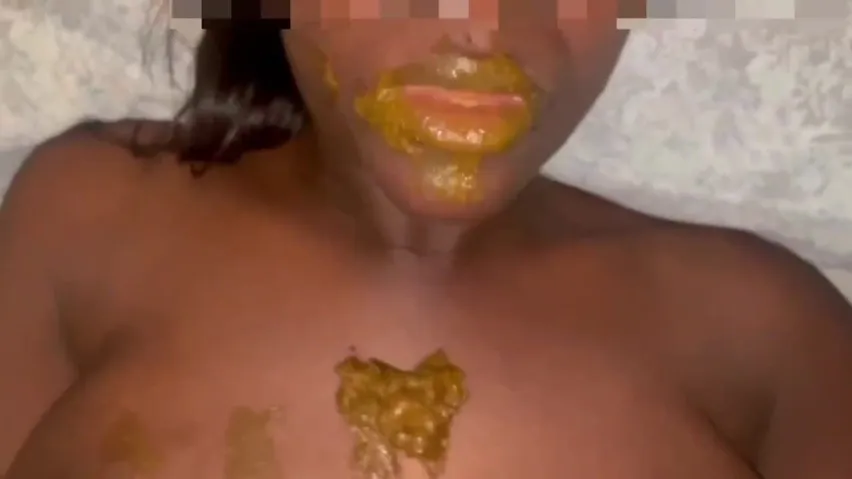 Ebony Shit Eating - Big booty ebony scat wife eating shit while fucked xxx porn video | Pervert  Tube
